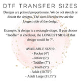 4th of July Coquette Crosses DTF Transfers, Custom DTF Transfer, Ready For Press Heat Transfers, DTF Transfer Ready To Press, #5203