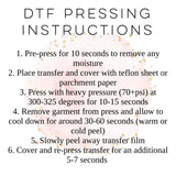 DTF Transfers, Direct To Film, Custom DTF Transfer, Ready For Press Heat Transfers, DTF Transfer Ready To Press, Custom Transfers, #3940
