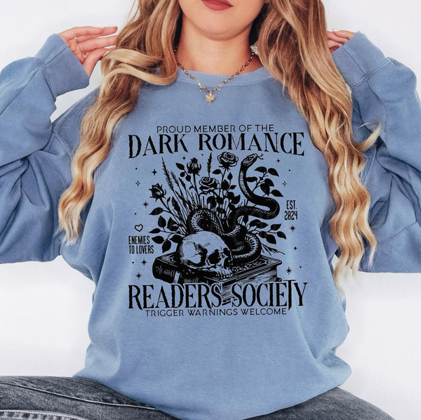 Dark Romance Book Reading Book Lover DTF Transfers, Custom DTF Transfer, Sublimation Transfers, DTF Transfers, Ready To Press, #5691