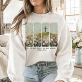 He Is Risen Floral Boho Easter Faith DTF Transfer, Custom DTF Transfer, Heat Transfers, DTF Transfer Ready To Press, Custom Transfers, #5804