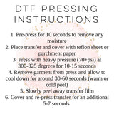 DTF Transfers, Direct To Film, Custom DTF Transfer, Ready For Press Heat Transfers, DTF Transfer Ready To Press, Custom Transfers,  #4500/4501