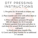 DTF Transfers, Direct To Film, Custom DTF Transfer, Ready For Press Heat Transfers, DTF Transfer Ready To Press,   #4635/4636