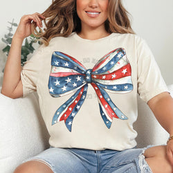 ***Fridays @ 4*** 4th of July Coquette Patriotic Bow DTF Transfers, Custom DTF Transfer, Sublimation Transfers, DTF Transfers, Ready To Press, #5250