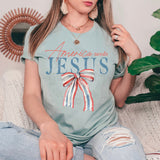 American needs Jesus Coquette DTF Transfers, Custom DTF Transfer, Ready For Press Heat Transfers, DTF Transfer Ready To Press, #5225