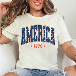 America 1776 4th of July DTF Transfers, Custom DTF Transfer, Sublimation Transfers, DTF Transfers, Ready To Press, #5278