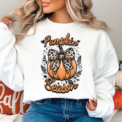 Leopard Pumpkin Season Fall DTF Transfers, Custom DTF Transfer, Sublimation Transfers, DTF Transfers, Ready To Press, #5301