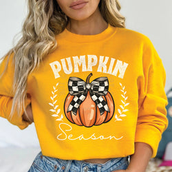 Plaid Pumpkin Season Fall DTF Transfers, Custom DTF Transfer, Sublimation Transfers, DTF Transfers, Ready To Press, #5303