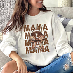 Football Mama Coquette Bow DTF Transfers, Custom DTF Transfer, Sublimation Transfers, DTF Transfers, Ready To Press, #5444