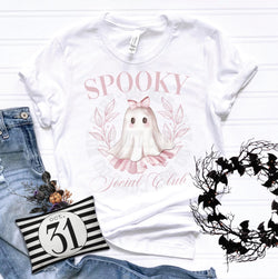 Spooky Social Club Girly Halloween DTF Transfers, Custom DTF Transfer, Sublimation Transfers, DTF Transfers, Ready To Press, #5450