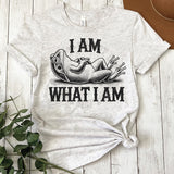 I am What I am Funny Frog DTF Transfers, Custom DTF Transfer, Sublimation Transfers, DTF Transfers, Ready To Press, #5400