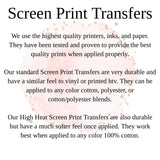 RTS SCREEN PRINT TRANSFER #2267