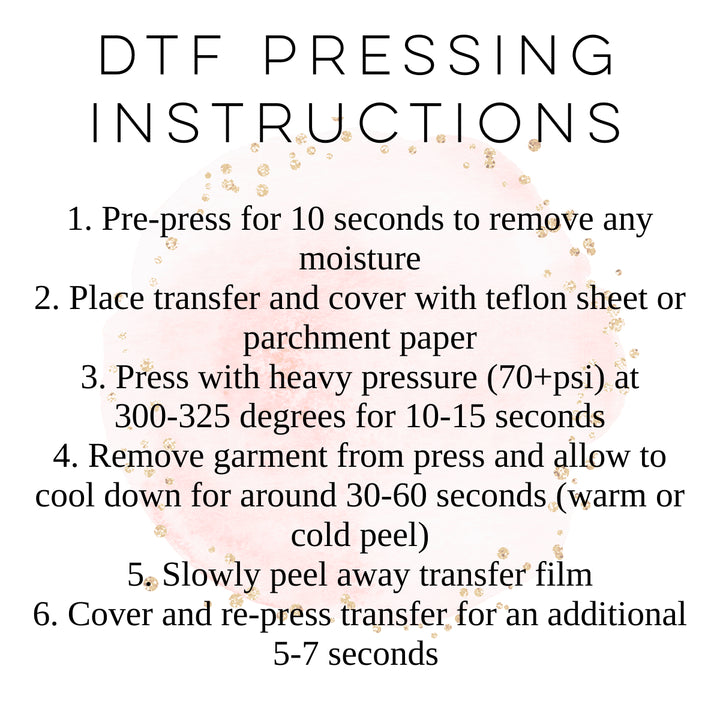 What Temperature Is Best For Pressing DTF Transfers? A Guide – DTFTransfers