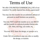 DTF Transfers, Direct To Film, Custom DTF Transfer, Ready For Press Heat Transfers, DTF Transfer Ready To Press, Custom Transfers, #3906