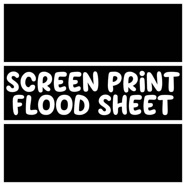 Screen Print Confetti / Flood Sheet - ONYX