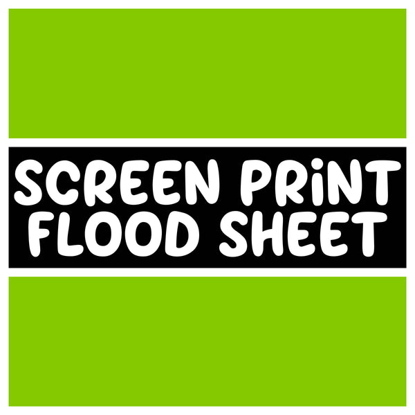 Screen Print Confetti / Flood Sheet - LIME