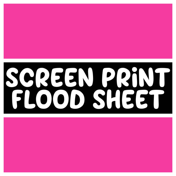 Screen Print Confetti / Flood Sheet - FUCHSIA