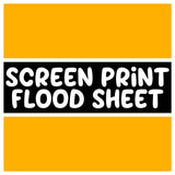 Screen Print Confetti / Flood Sheet - BUTTERSCOTCH