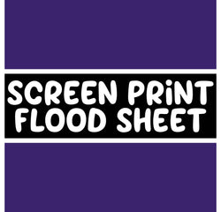 Screen Print Confetti / Flood Sheet - GRAPE