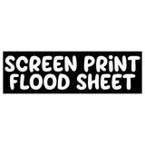 Screen Print Confetti / Flood Sheet - SNOW