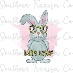 Easter Bunny Leopard Hand Drawn SUBLIMATION Transfer, Ready to Press SUBLIMATION Transfer, 3124