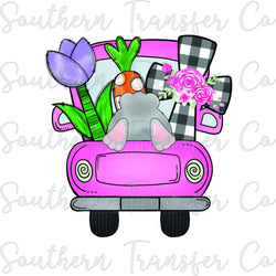 Happy Easter Truck SUBLIMATION Transfer, Ready to Press SUBLIMATION Transfer, 3135