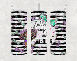 Sarcastic Tumbler SUBLIMATION TRANSFER, Ready To Press Sublimation Transfer, 20 oz Skinny Tumbler, Full Wrap Tumbler Heat Transfer, 27