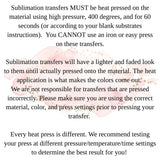 Summer SUBLIMATION Transfer, Ready to Press SUBLIMATION Transfer, 3507