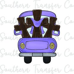 Easter Cross Truck SUBLIMATION Transfer, Ready to Press SUBLIMATION Transfer, 3128