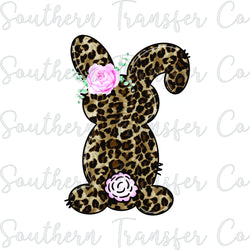 Leopard Easter Bunny Hand Drawn SUBLIMATION Transfer, Ready to Press SUBLIMATION Transfer, 3130