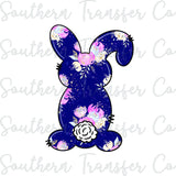 Floral Easter Bunny Hand Drawn SUBLIMATION Transfer, Ready to Press SUBLIMATION Transfer, 3132