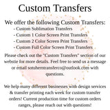 SCREEN PRINT Transfer, Screen Print Transfers Ready For Press, Ready To Press, 2989-W
