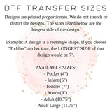 Valentines Day Mini DTF Transfers, Custom DTF Transfer, Ready For Press Heat Transfers, DTF Transfer Ready To Press, #4945