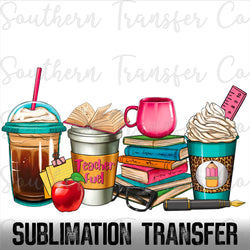 Teacher/School SUBLIMATION Transfer, Ready to Press SUBLIMATION Transfer, 4305
