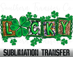 St. Patrick SUBLIMATION Transfer, Ready to Press SUBLIMATION Transfer, 4326