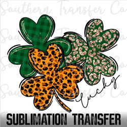 St. Patricks Day SUBLIMATION Transfer, Ready to Press SUBLIMATION Transfer, 4319