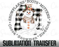 Christmas SUBLIMATION Transfer, Ready to Press SUBLIMATION Transfer, 4273