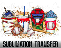 Baseball SUBLIMATION Transfer, Ready to Press SUBLIMATION Transfer, 4358
