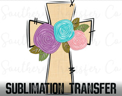 Faith/Easter SUBLIMATION Transfer, Ready to Press SUBLIMATION Transfer, 4382