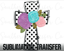 Faith/Easter SUBLIMATION Transfer, Ready to Press SUBLIMATION Transfer, 4381