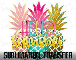 Summer SUBLIMATION Transfer, Ready to Press SUBLIMATION Transfer, 2716