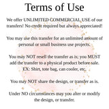 DTF Transfers, Direct To Film, Custom DTF Transfer, Ready For Press Heat Transfers, DTF Transfer Ready To Press, Custom Transfers, #4619