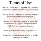 DTF Transfers, Direct To Film, Custom DTF Transfer, Ready For Press Heat Transfers, DTF Transfer Ready To Press, Custom Transfers, #4583