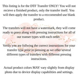 Mardi Gras DTF Transfers, Custom DTF Transfer, Ready For Press Heat Transfers, DTF Transfer Ready To Press, #4934
